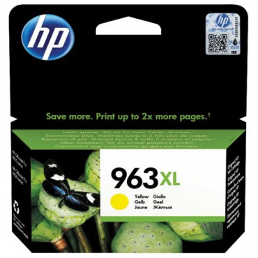 Картридж струйный HP (3JA29AE) для HP OfficeJet Pro 9010/9013/9020/9023, №963XL желтый, ресурс 1600 страниц