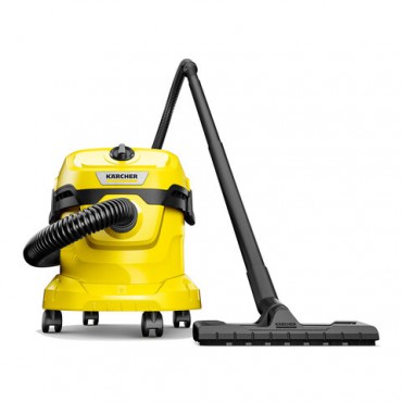 Пылесос хозяйственный KARCHER WD 2 Plus, мусоросборник 12 л, мощность 1000 Вт, желтый, 1.628-000.0